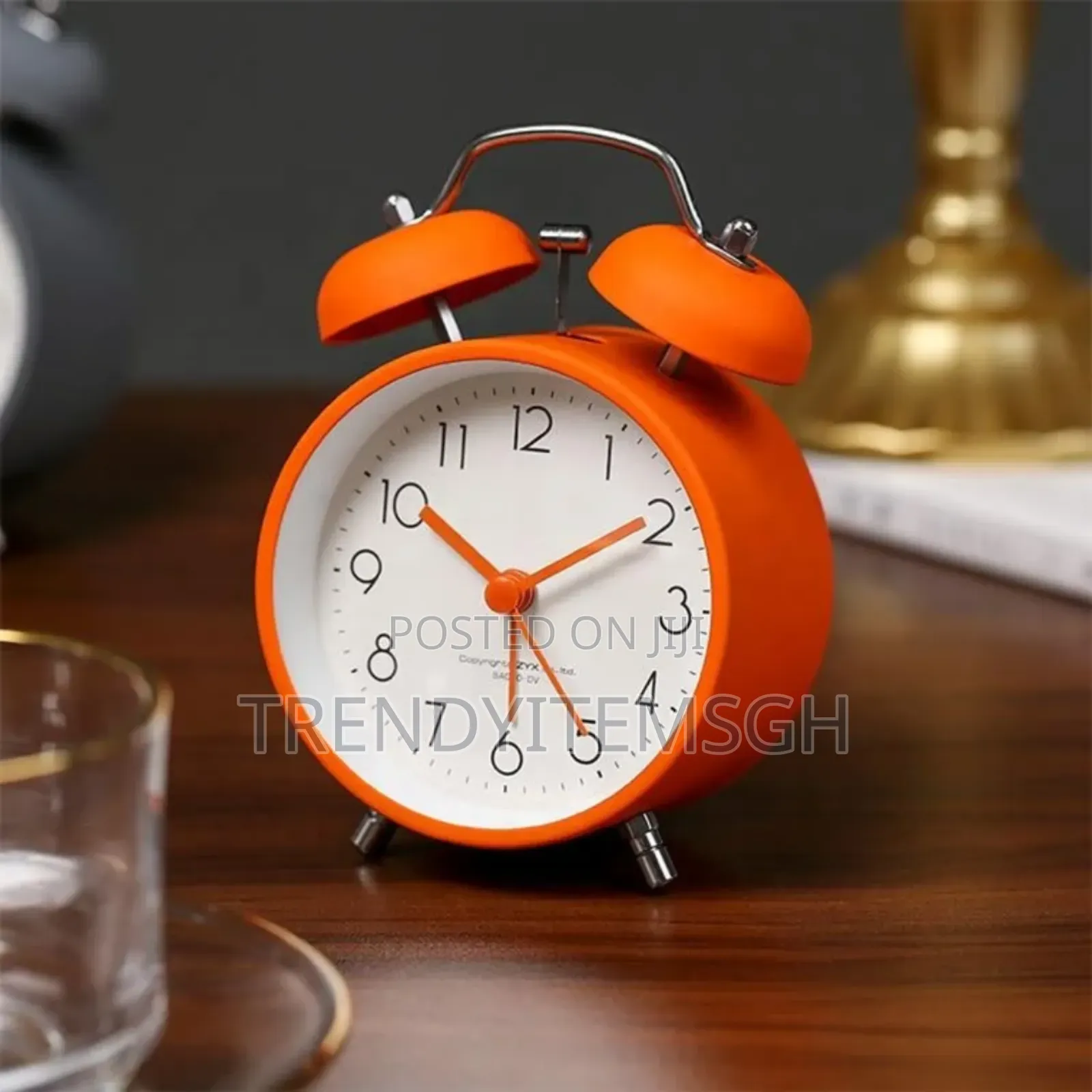 Metal Desk Bell Alarm Clock