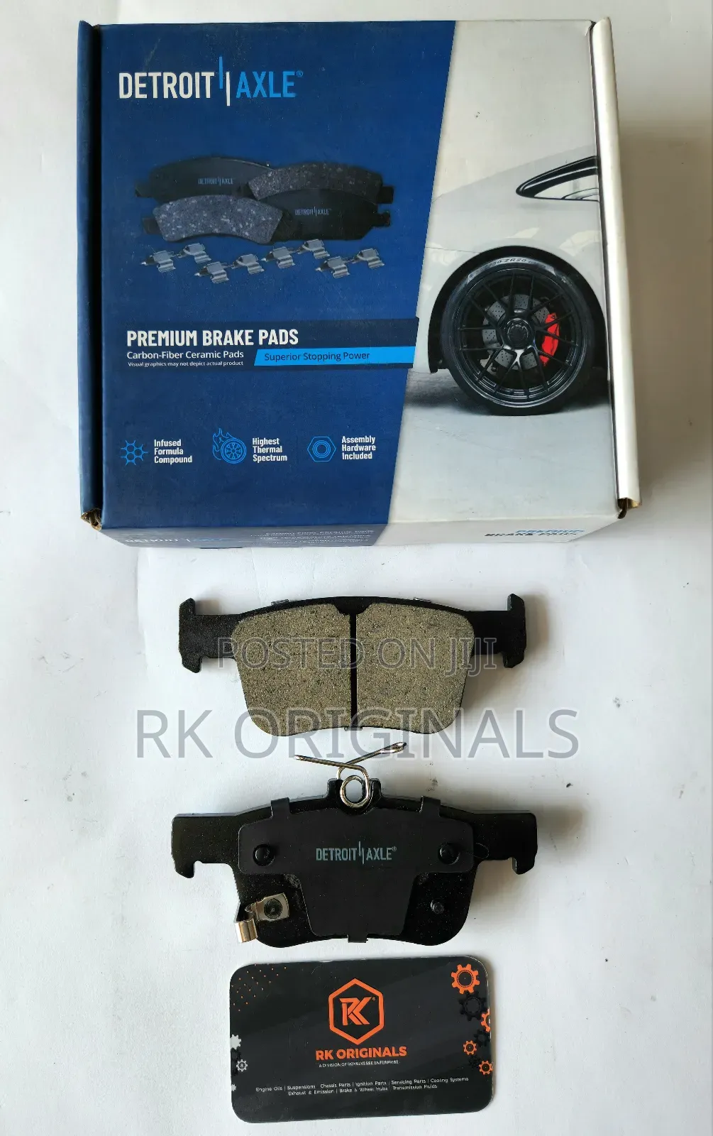 Accord/Civic/Rdx/Tlx 18-25 Detroit Axle Carbon Fibre Ceramic Rear Pad