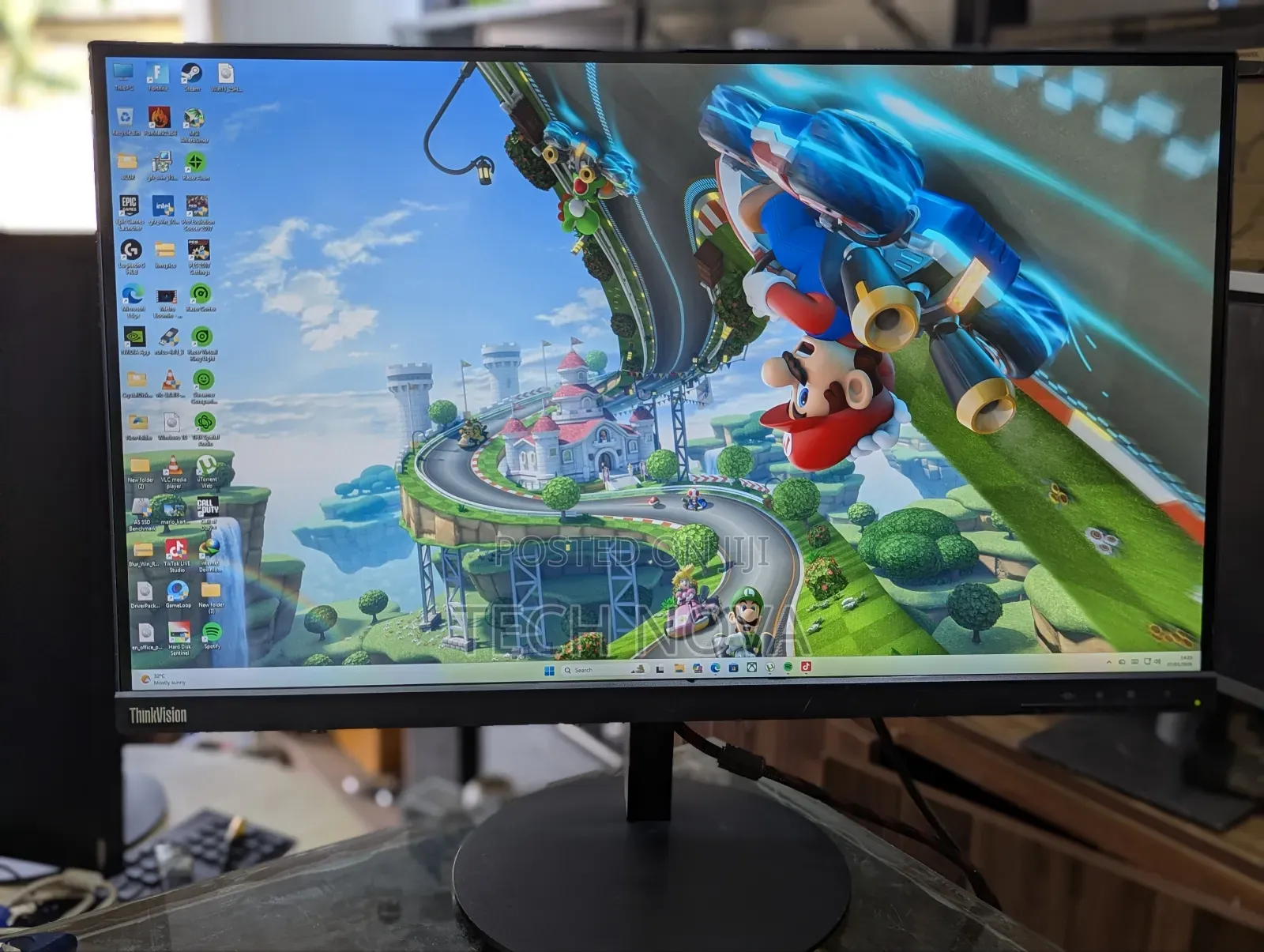 Lenovo Thinkvision P27q-10 Monitor (27") 2560 X 1440 Pixels QHD Led