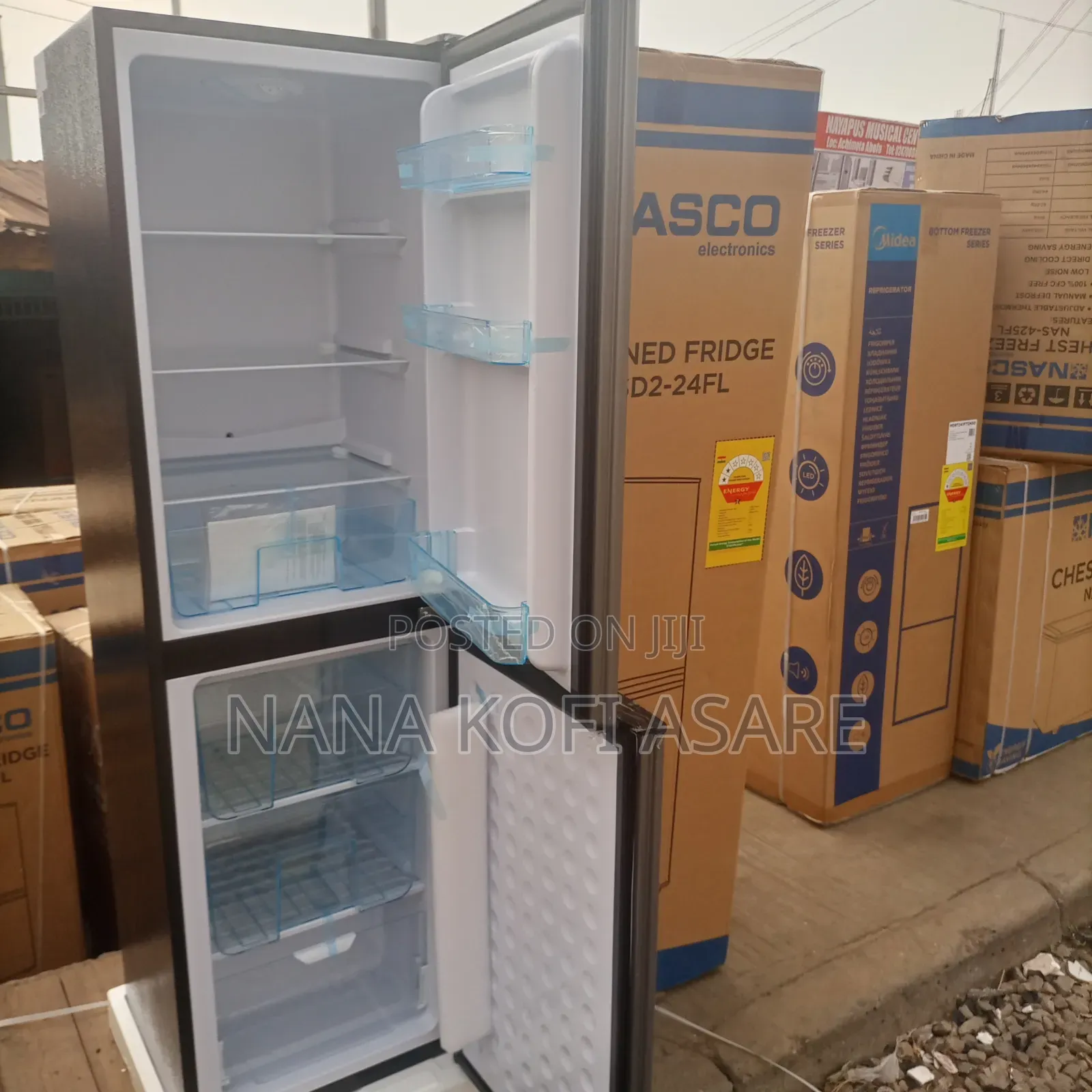 Nasco 196litres Buttom Freezer Refrigerator