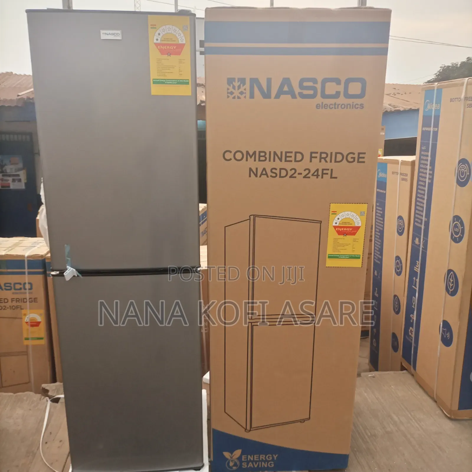 Nasco 196litres Buttom Freezer Refrigerator