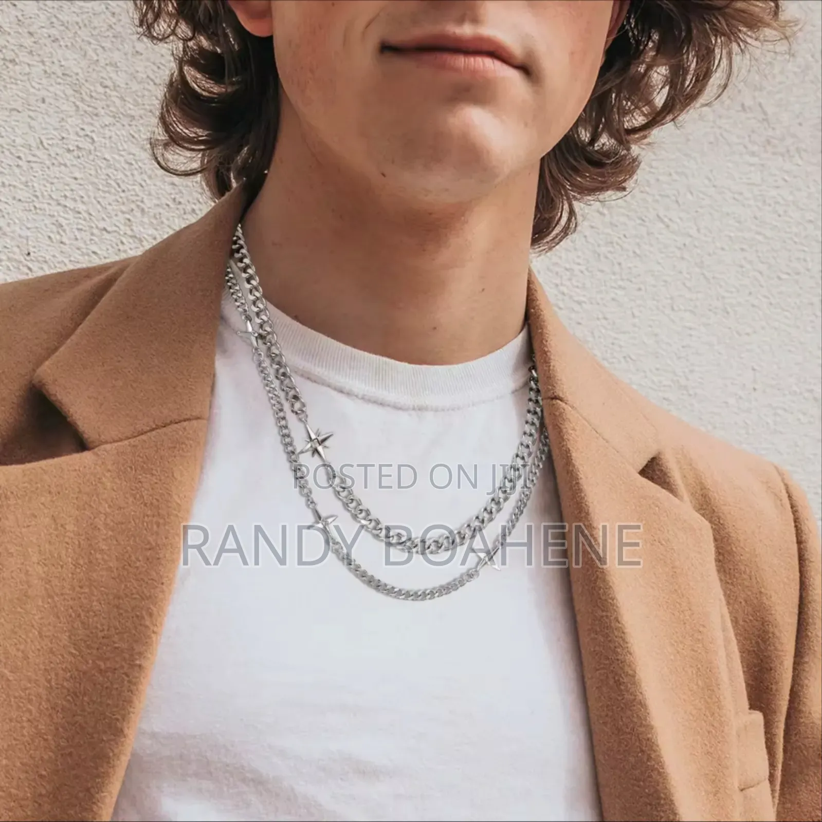 Double Strand Cuban Fashion Chain Necklace