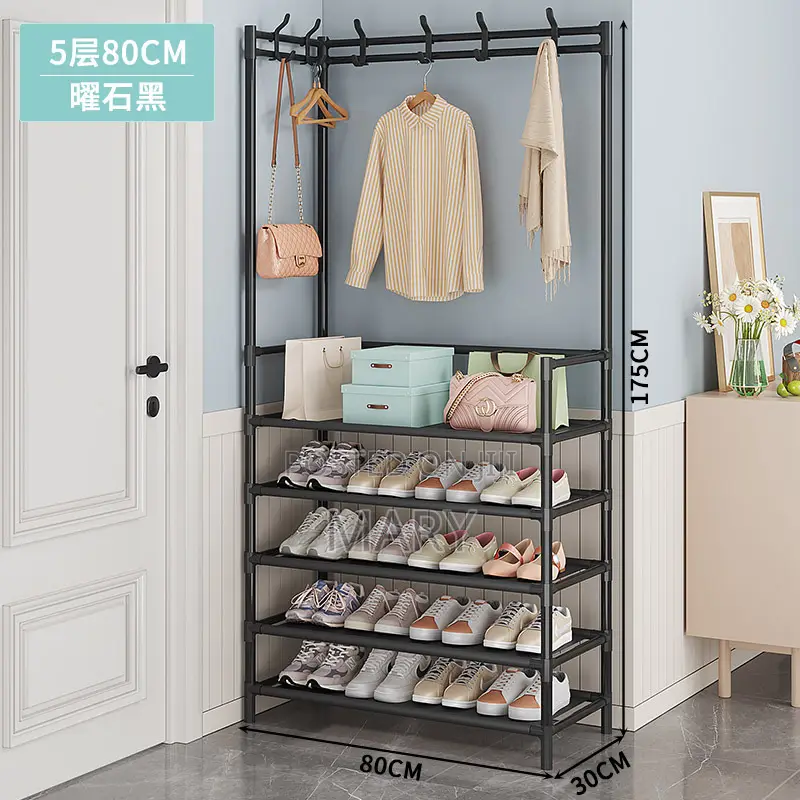 Clothes Hanger With Shoe Rack