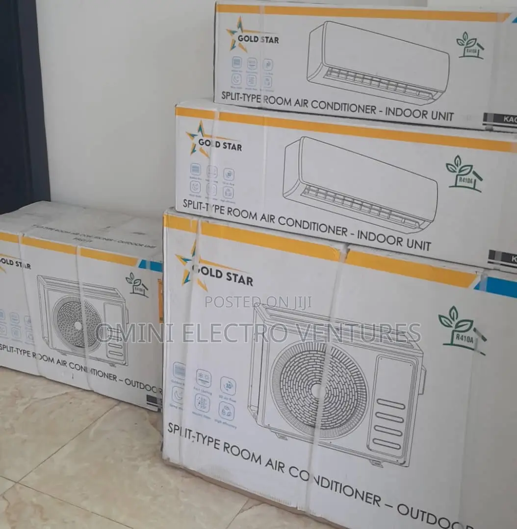 Brand New Gold Star 1.5 Air Conditioner 410 Gas