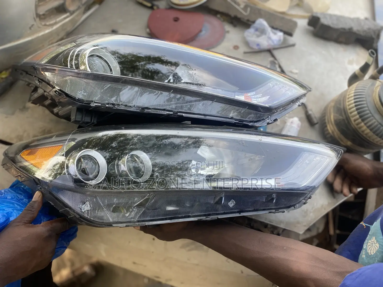 Hyundai Tucson 2016 2017 2018 Led Headlights Pair