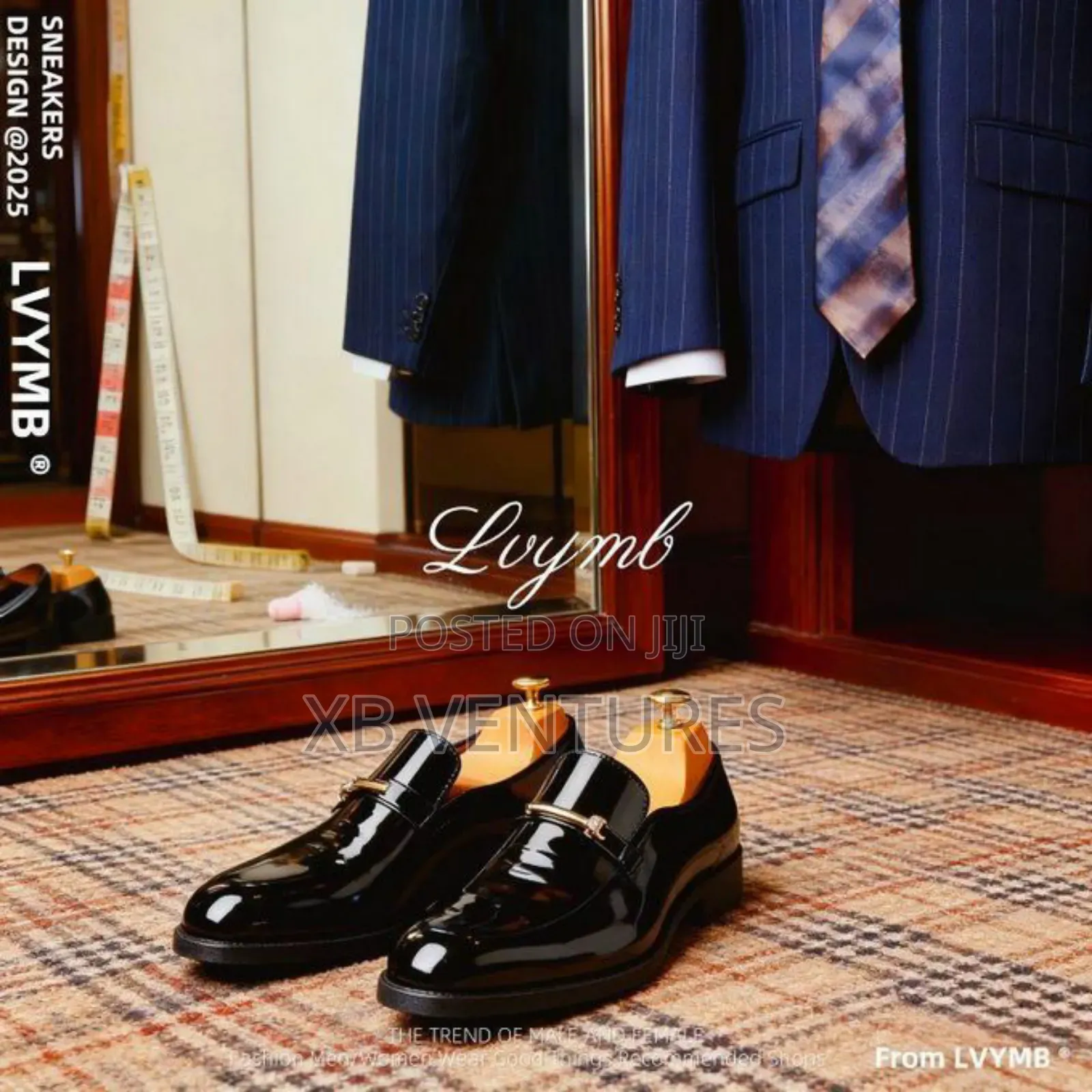 Men's Glossy Official Shoes Elegant Wedding Business