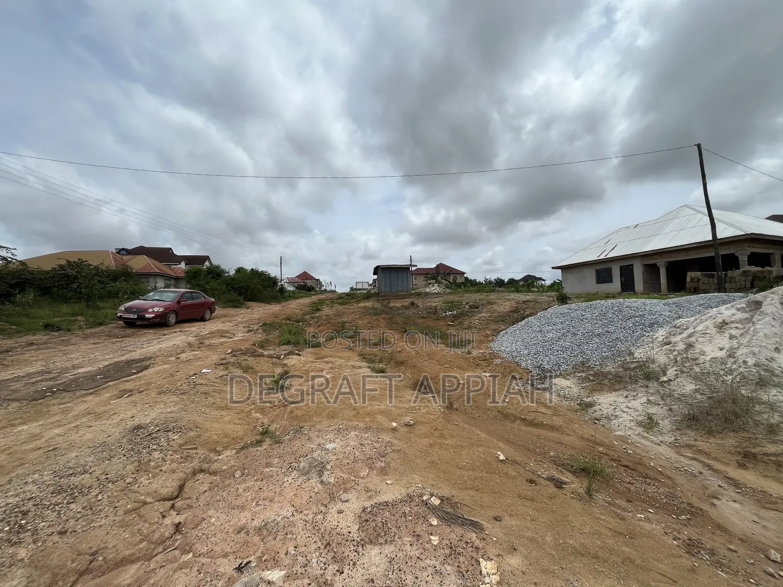 Full Plot With an Old House for Sale at Sokoban Oti