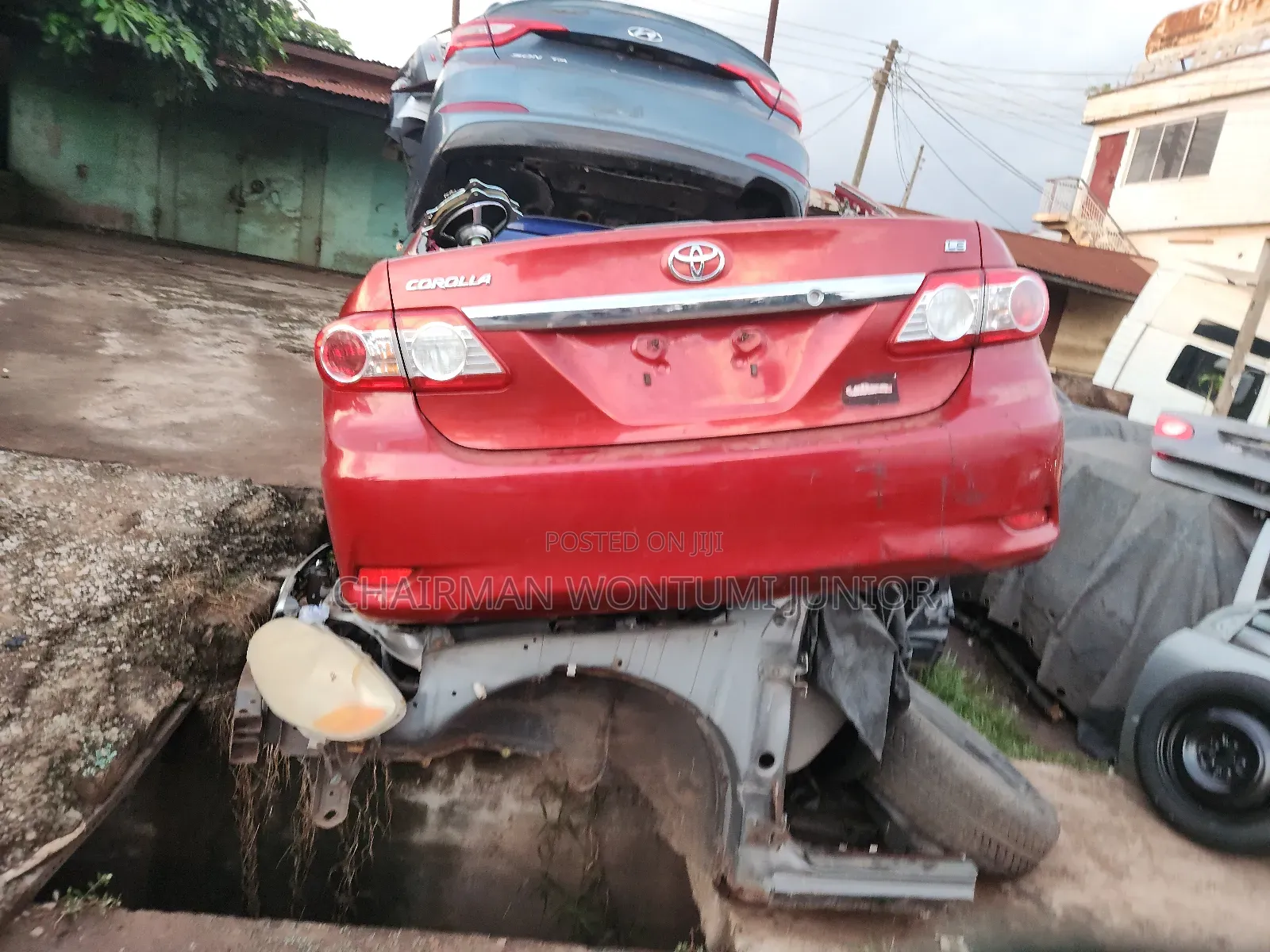 Corolla 2011 to 2013 Back Cut