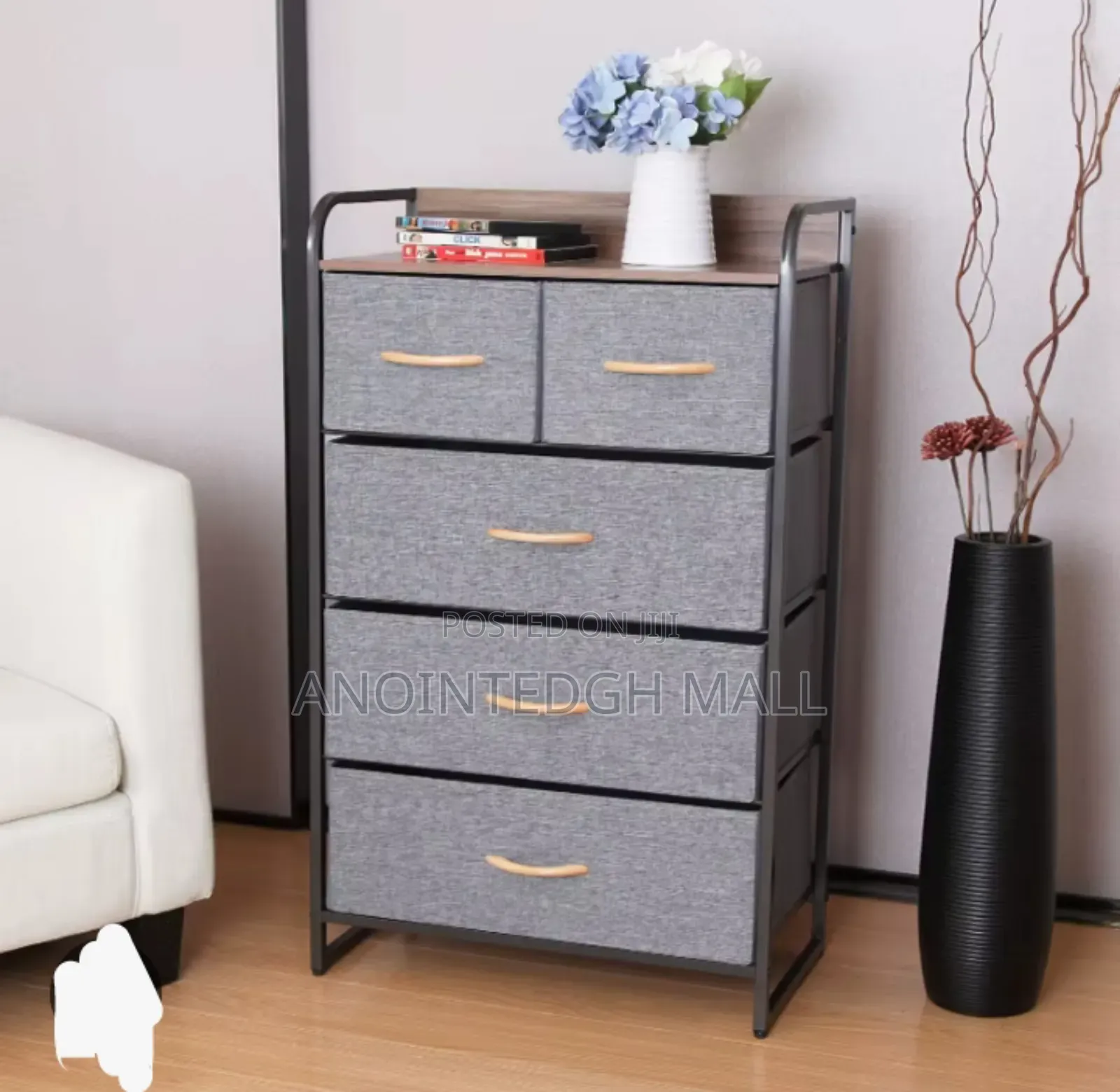 5 Drawer Dresser Storage - Multicolor