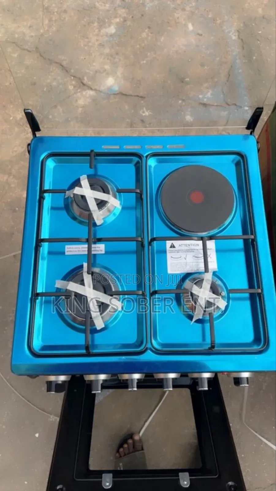 Rafiiq 1electric 3gas Auto Ignition Cooker 1,850gh