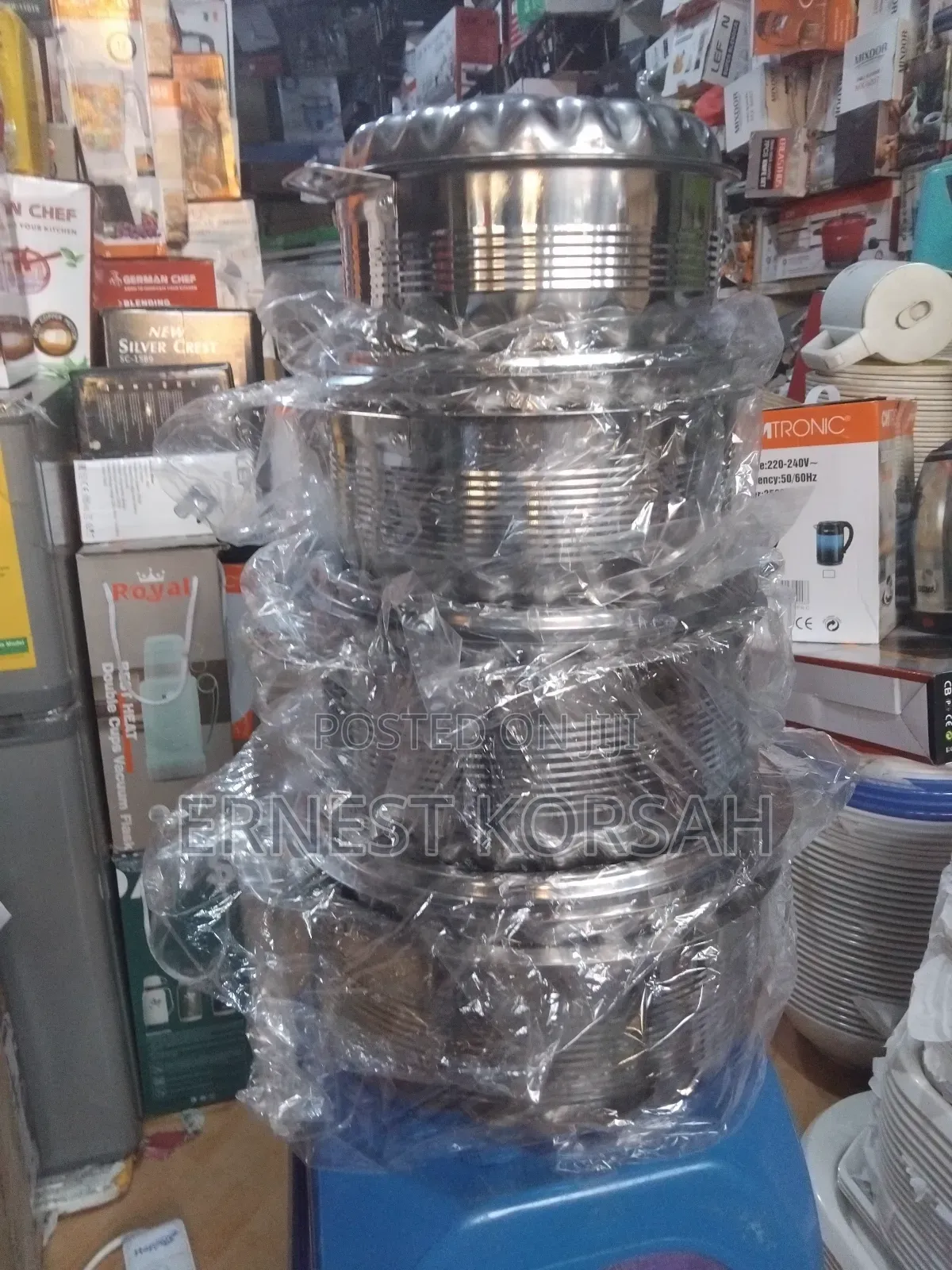 4 Sets Soup Pot ( Stainless Steel Ware)