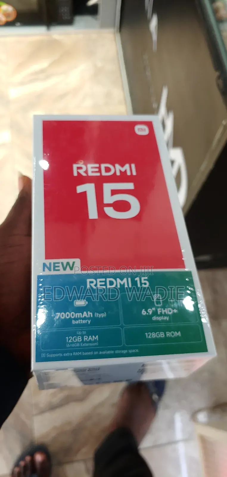 New Xiaomi Redmi 15 128 GB Black