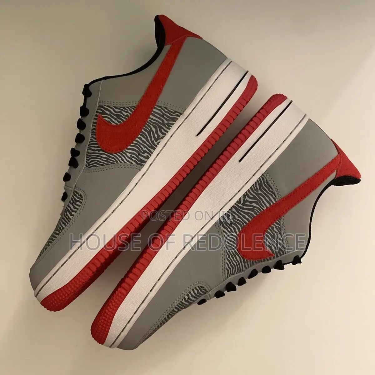Nike Air Force 1 Low Zebra Sneakers