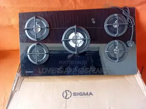 Tempered Glass Sigma Built-in Gas Hob