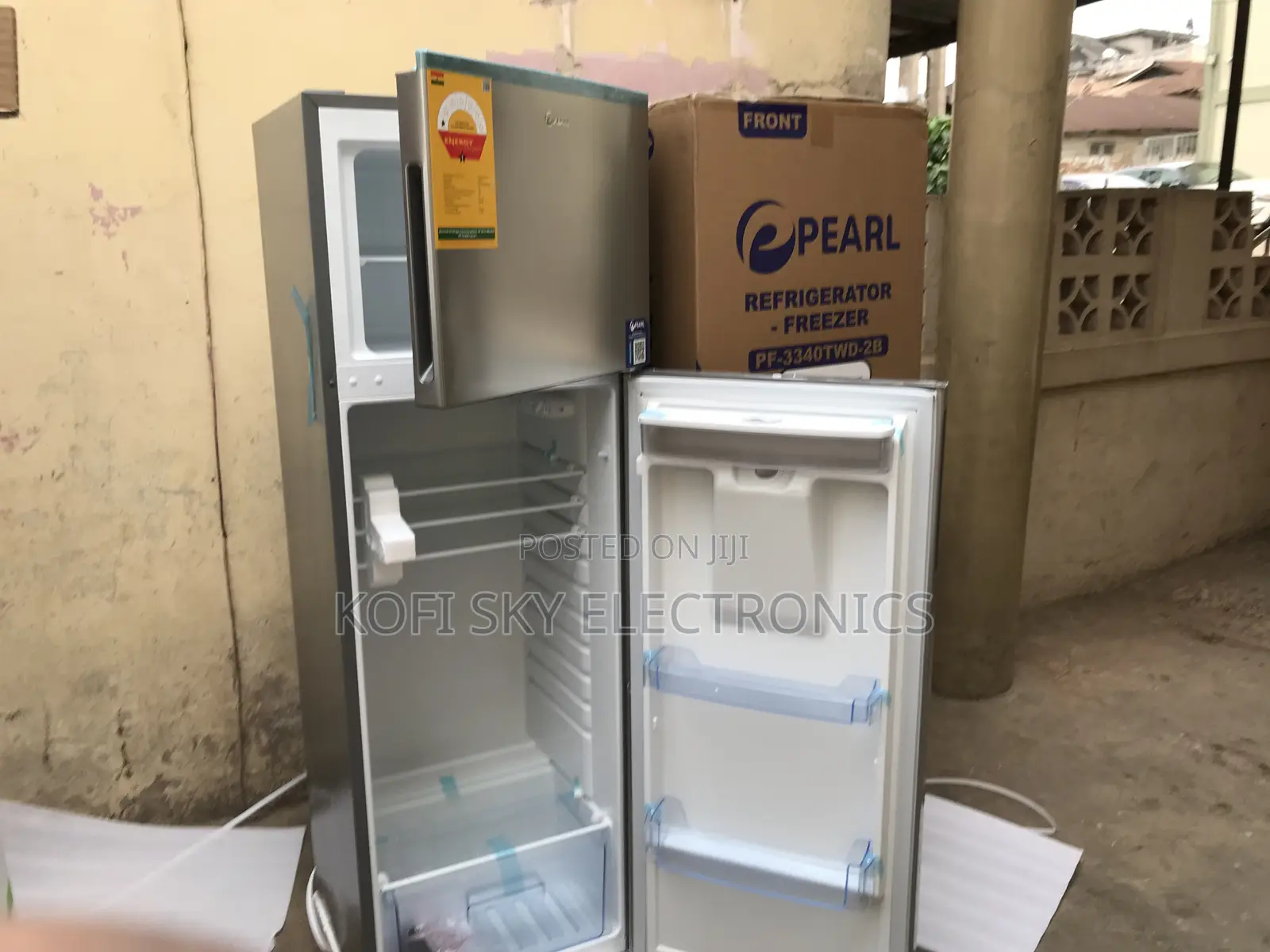 Pearl 250litres Double Double Top Freezer [Pf3340twd-2b]