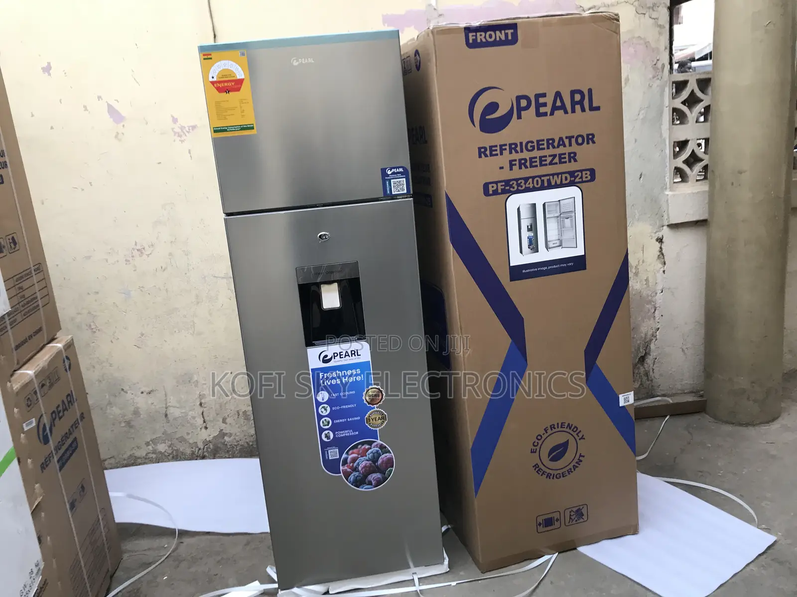 Pearl 250litres Double Double Top Freezer [Pf3340twd-2b]