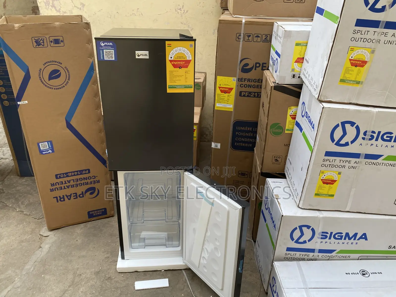 Pearl Pf-144b-10j 102liters Double Door Fridge