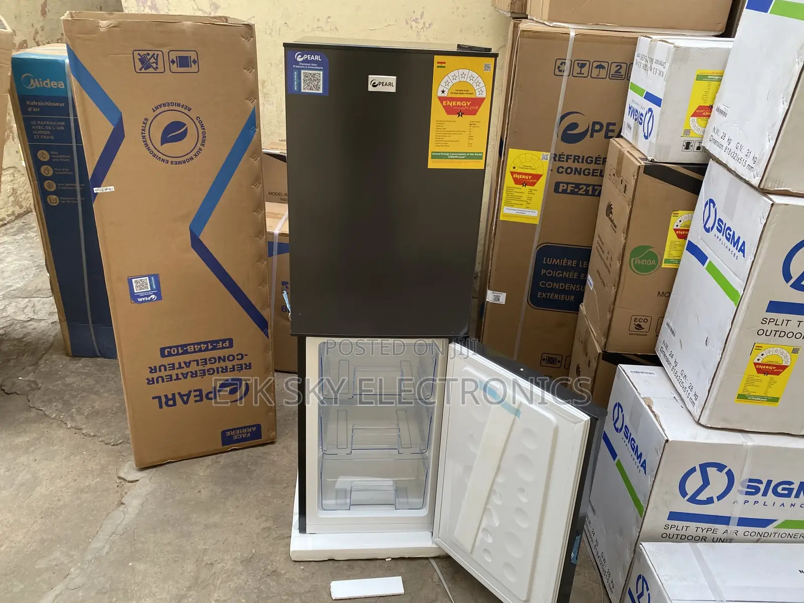 Pf-144b-10j 102liters Double Door Fridge