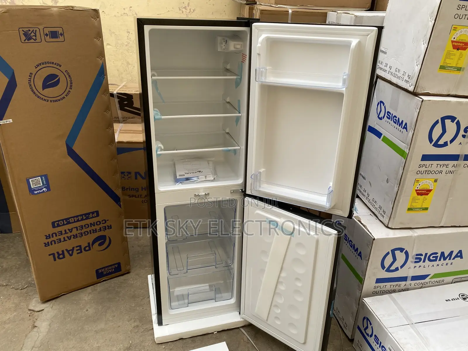 Pf-144b-10j 102liters Double Door Fridge