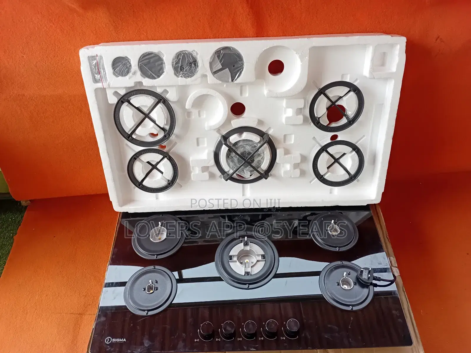 Sigma Built-in Gas Hob With Safety Flame Failure Device
