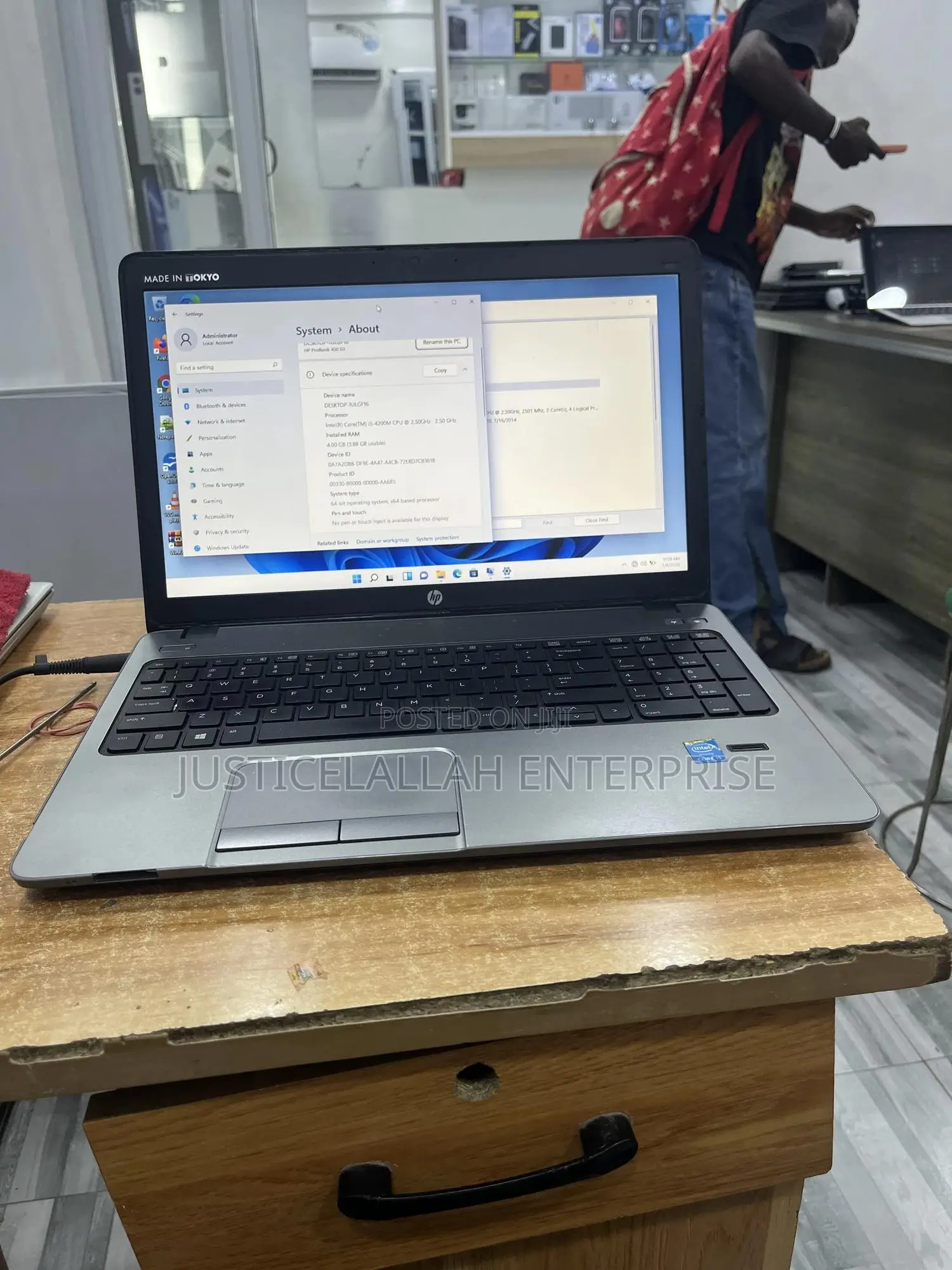 Laptop HP ProBook 450 G1 4GB Intel Core I5 SSD 128GB