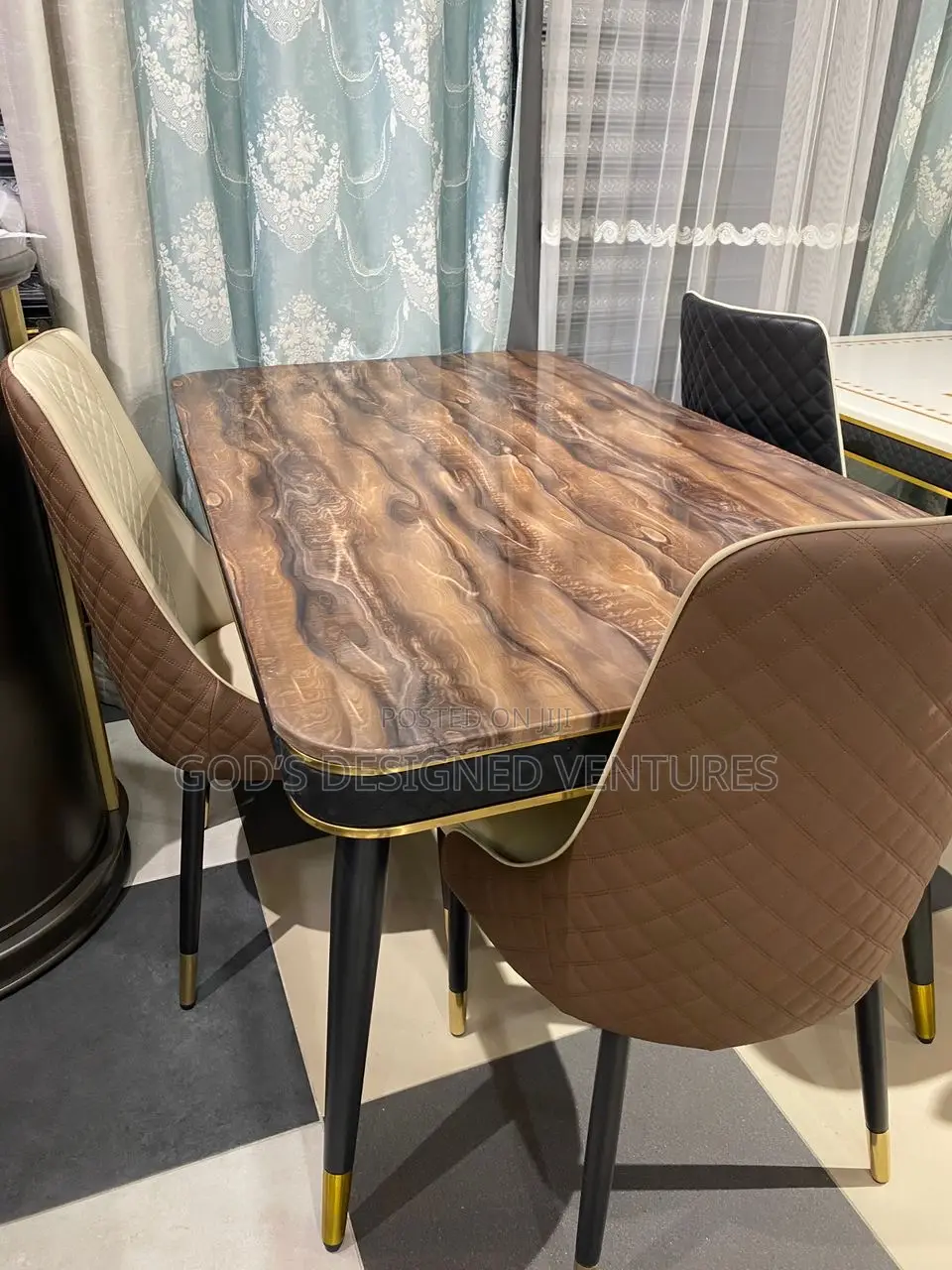 Authentic 6seater Marble Dining