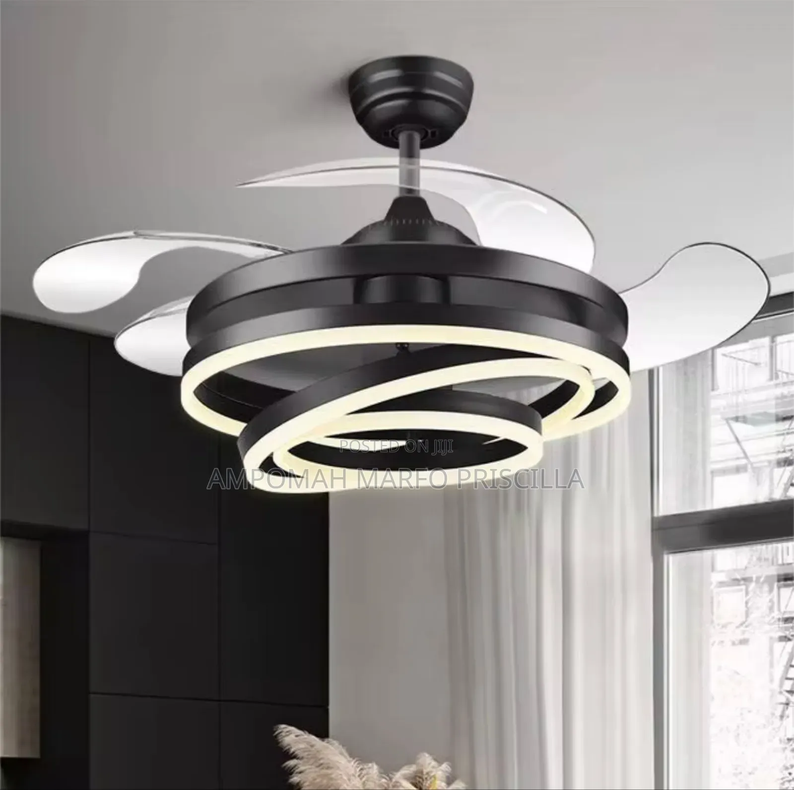 Fan With Ring Light