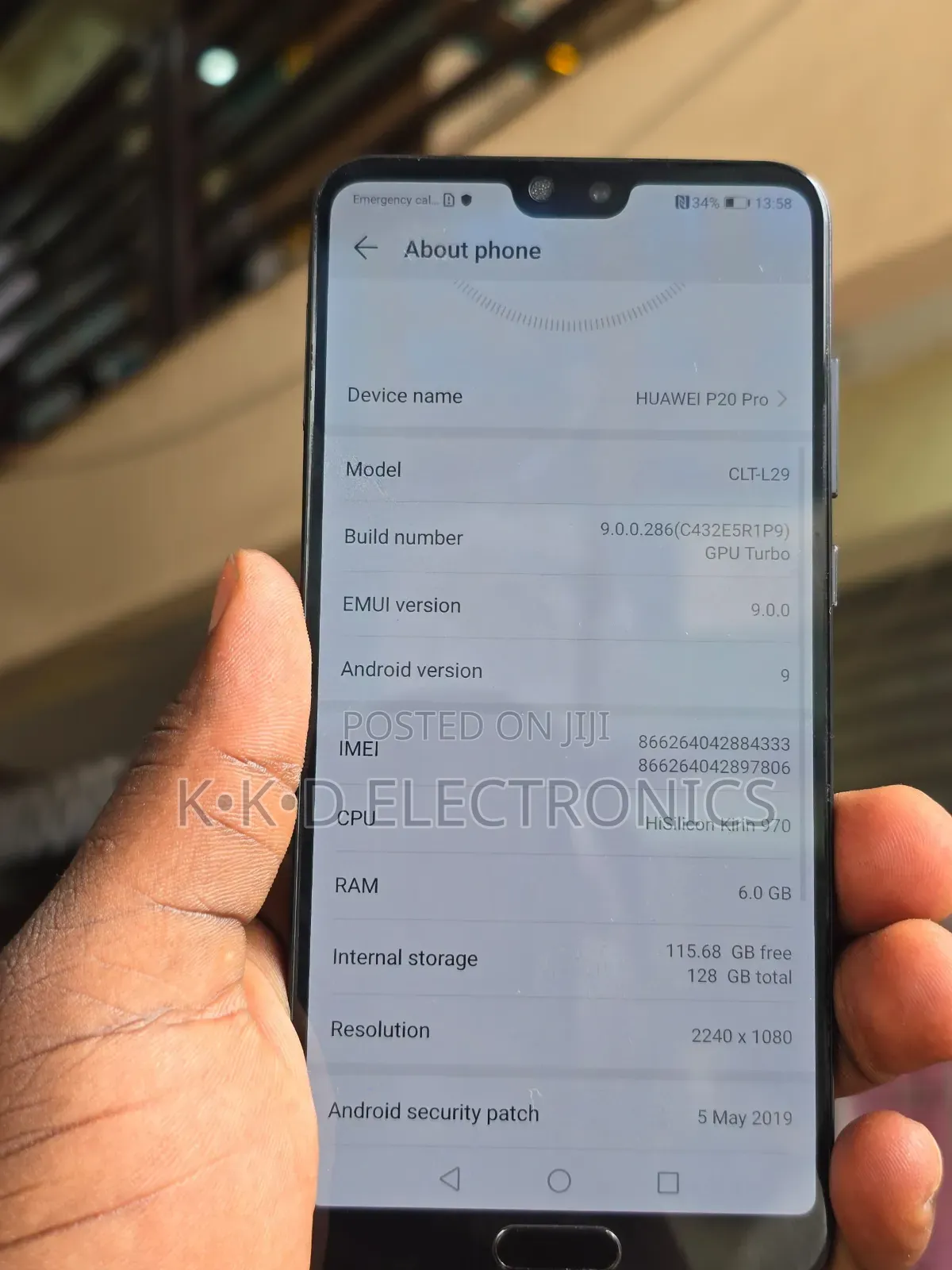 Huawei P20 Pro 128 GB Black