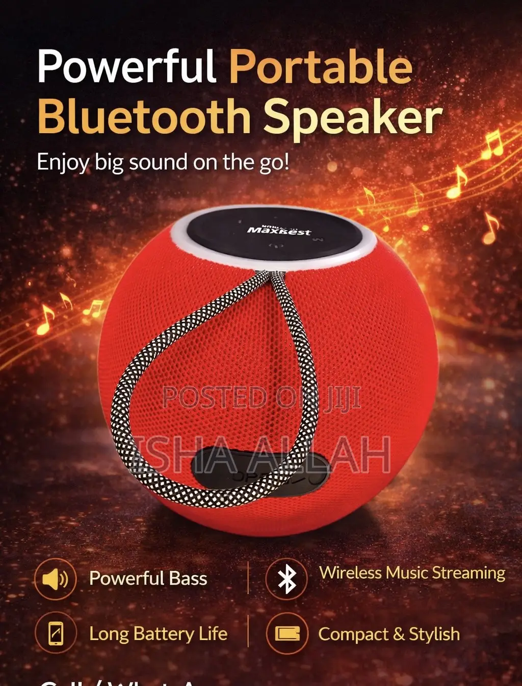 Maxbest Outdoor Durable Speaker