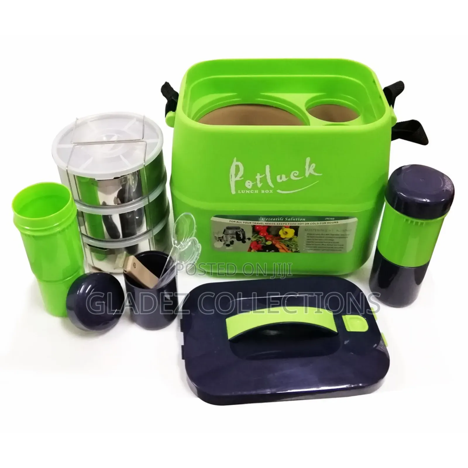 Potluck Insulated Thermal Lunch Flask- Multicolor
