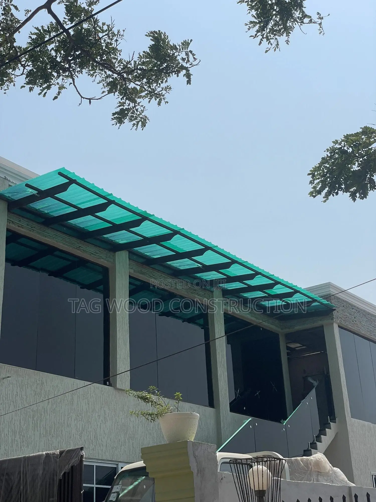 Finish Hanging Pergola