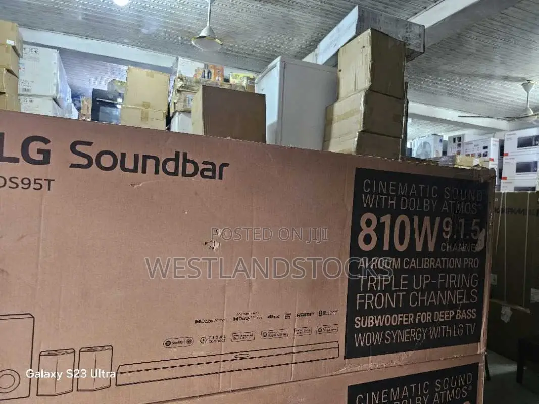 Lg S95tr Soundbar System, 810w and 9.1.5 Channel Configuration