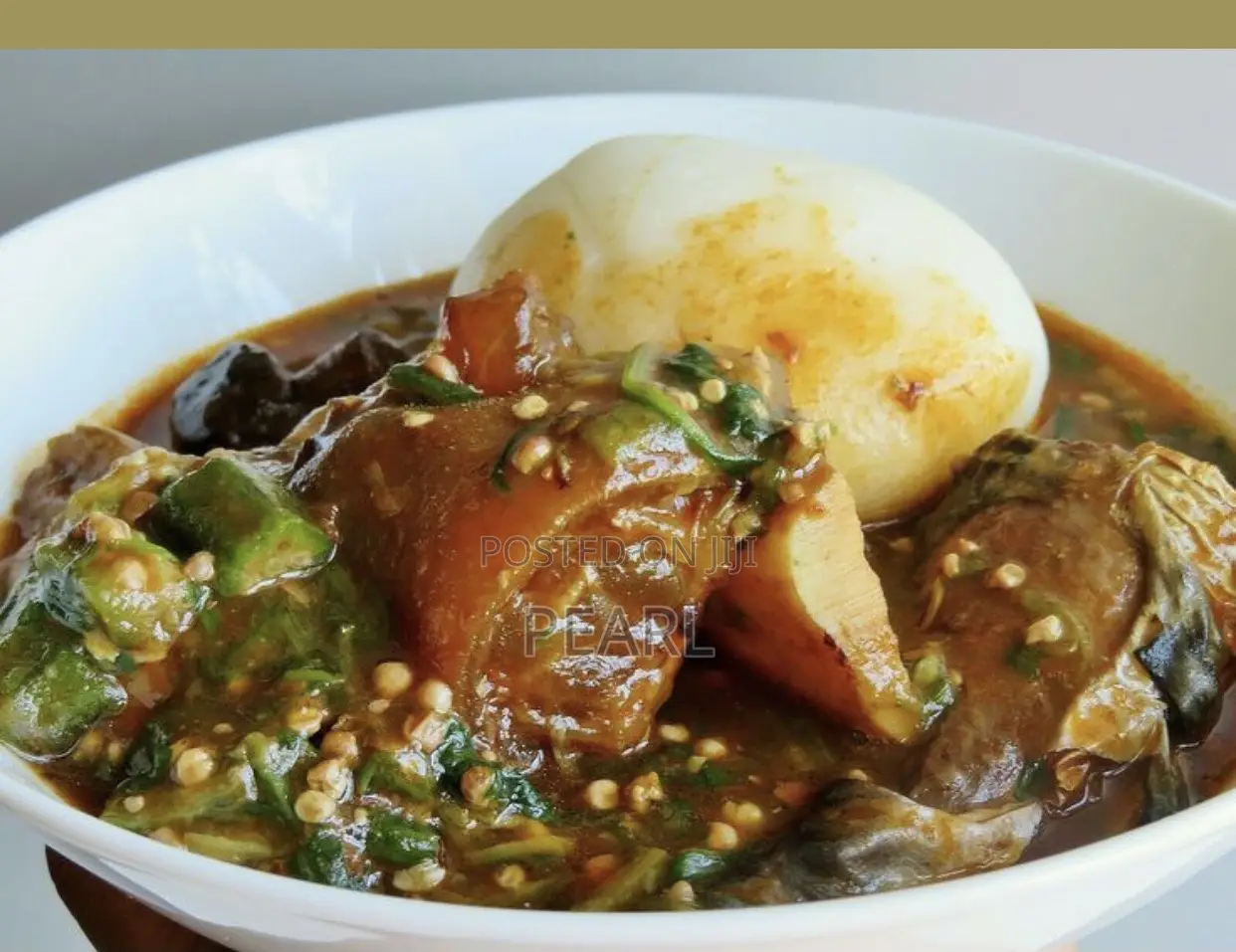 Banku With Okro Soup