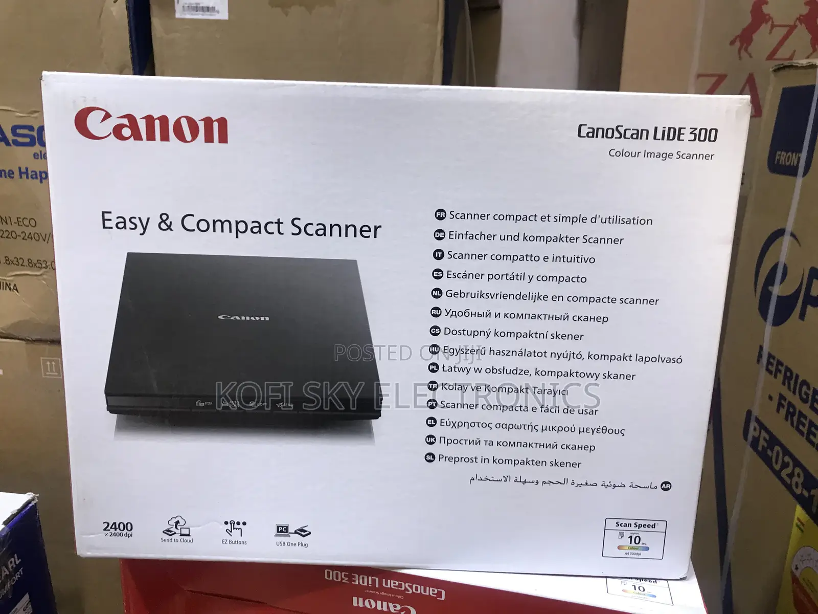 Well Designed Canon Lide 300 Flatbed Scanner Printer