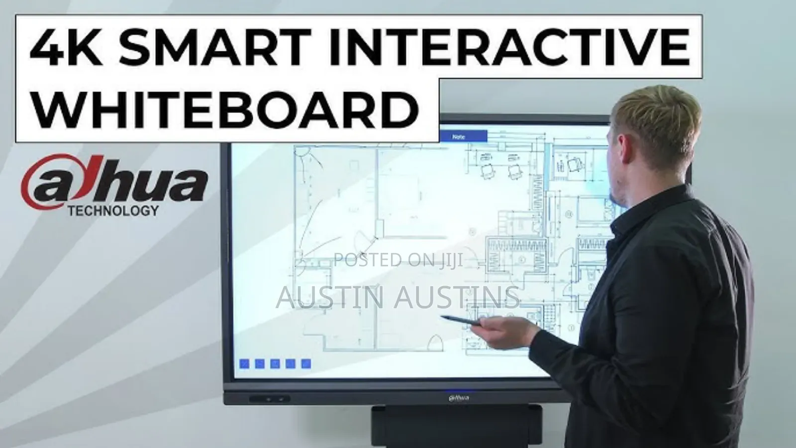 Dahua 86 Inches Smart Interactive White Board Screen With Camera