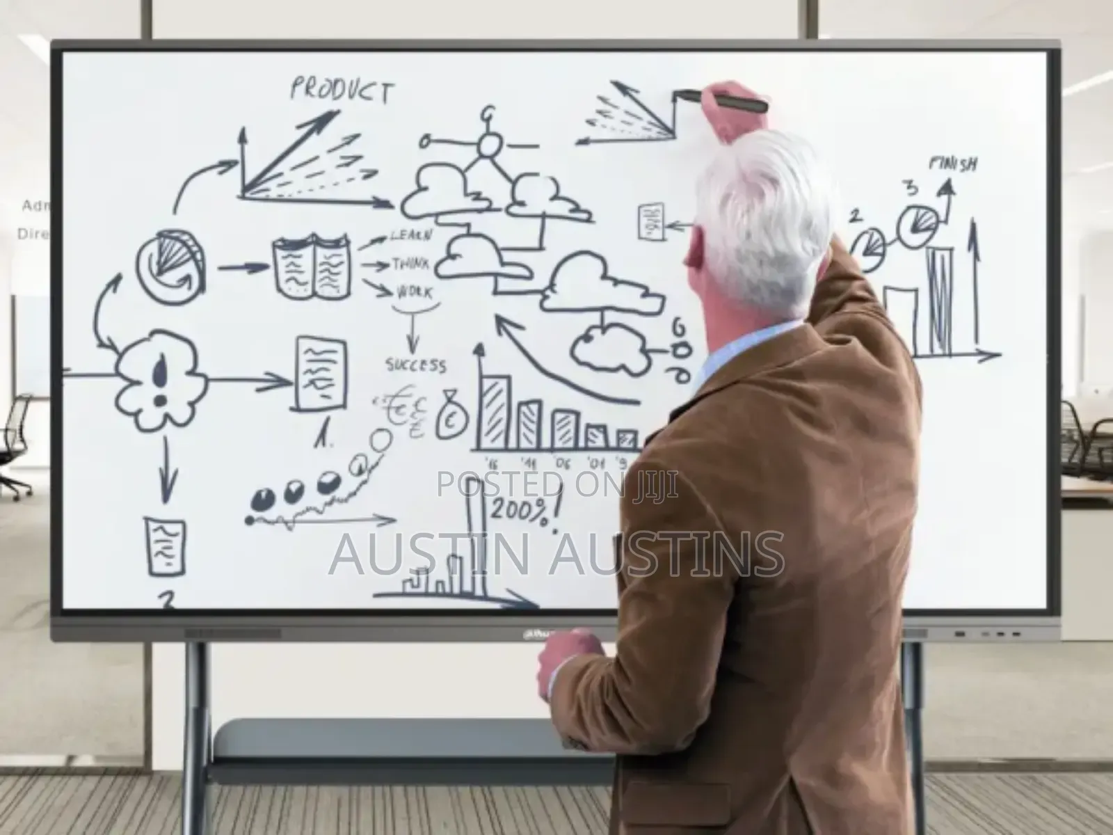 Dahua 86 Inches Smart Interactive White Board Screen With Camera