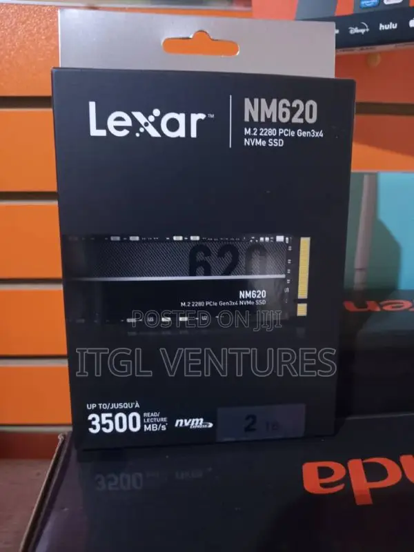 Lexar Nm620 Ssd 2tb Pcie Gen3 Nvme M.2 2280 Internal Ssd
