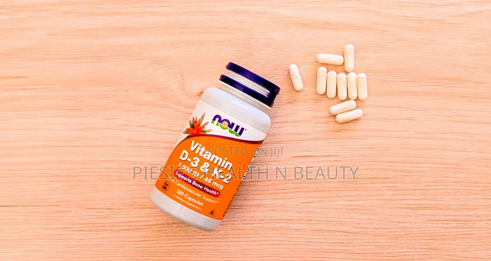 Now Foods, Vitamin D-3 K-2, 1000 Iu/45 McG, 120 Capsules