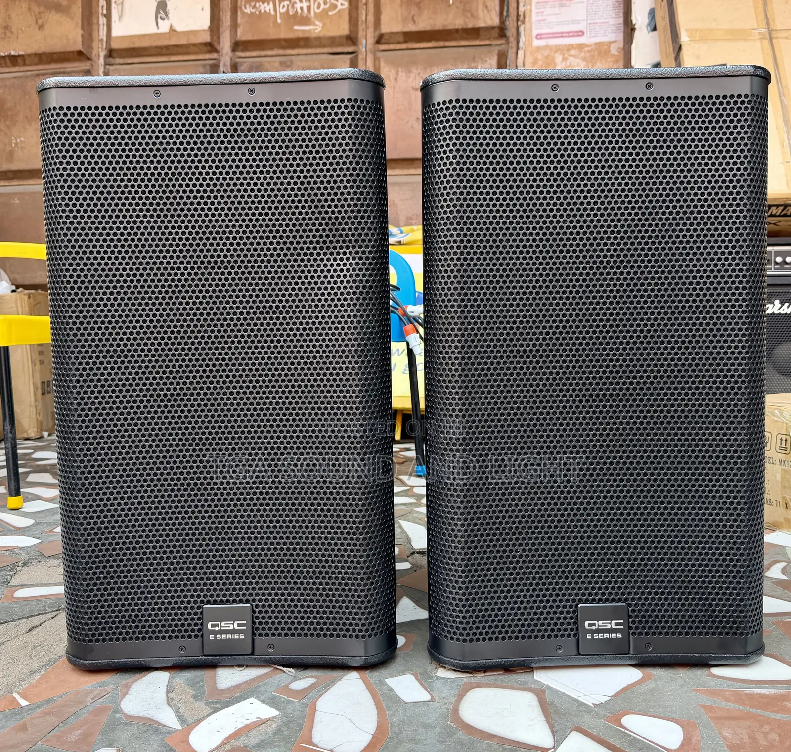 Qsc E115 Passive Speakers - [Pair]