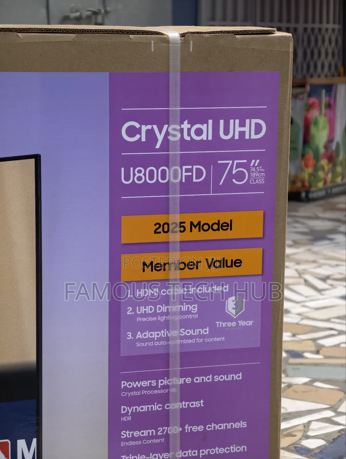 Samsung U8000f 75 Inches Tv