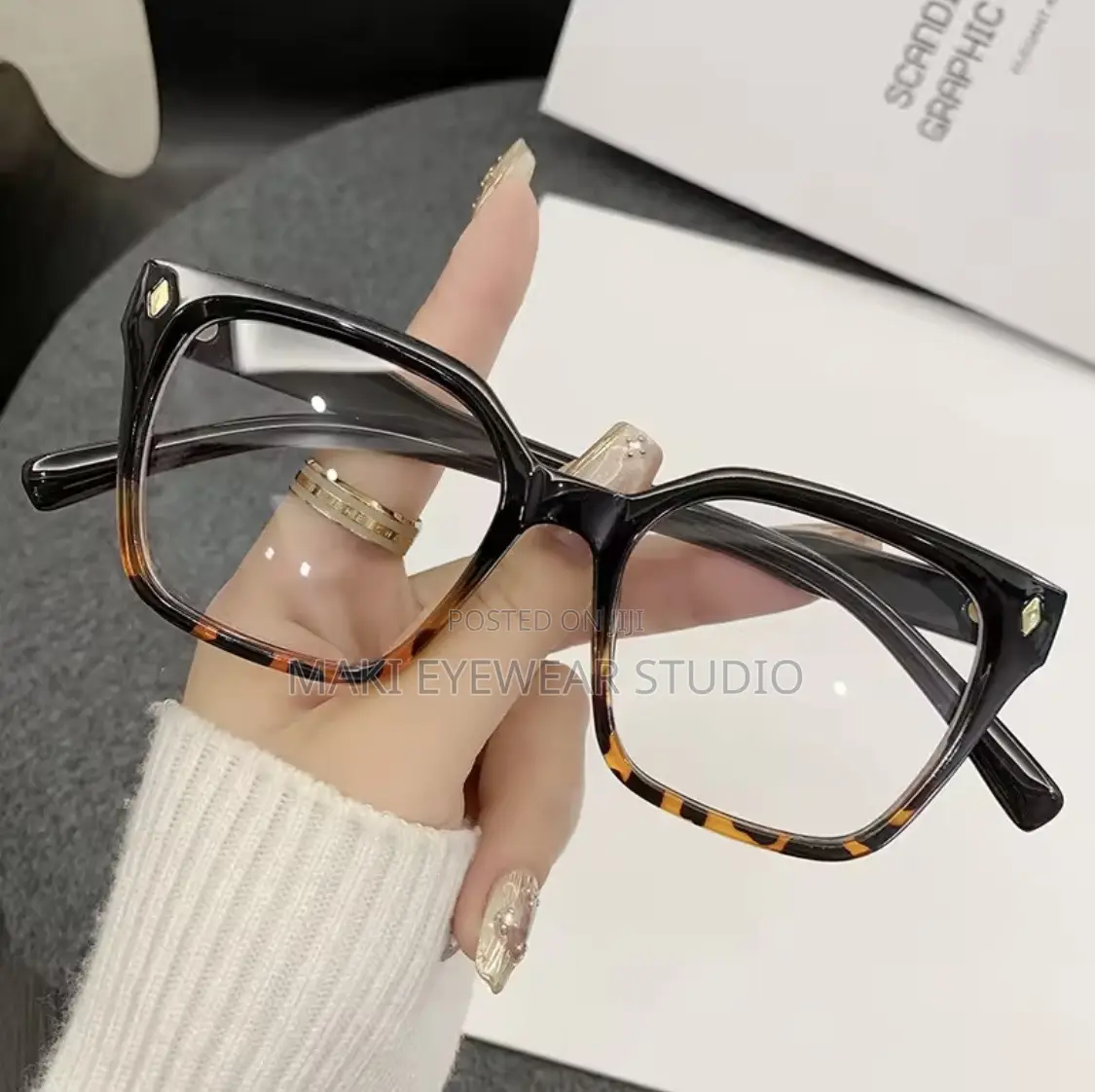 Square Frame Computer Glasses
