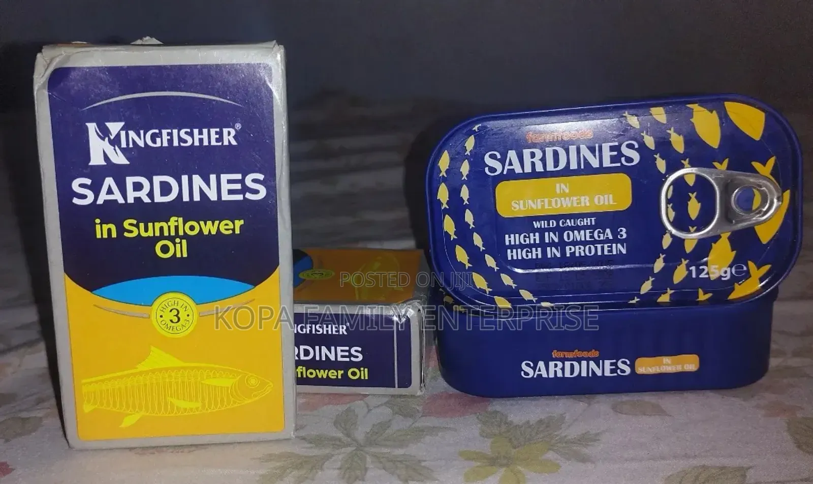 Sardines in Sunflower Oil From the Uk