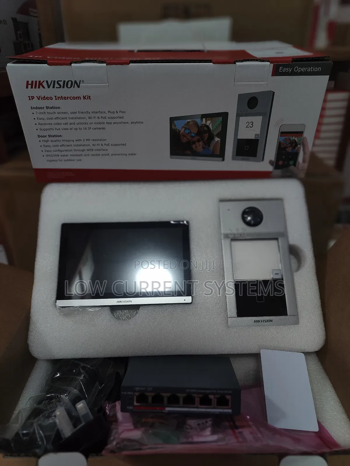 Hikvision Ip Video Doorbell Kit With Switch Ds-kis614-p(C)
