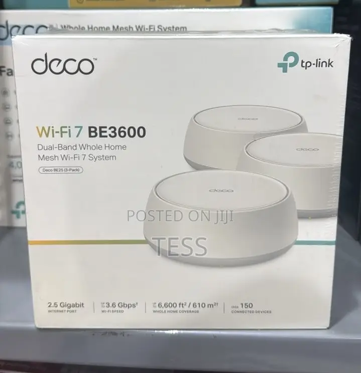 Tp-link Deco Be22 Be3600 Wifi 7 Router Dual-band 3 In 1 Pack