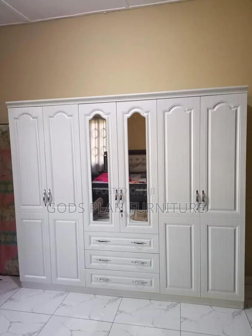 6 Doors Wooden Wardrobe