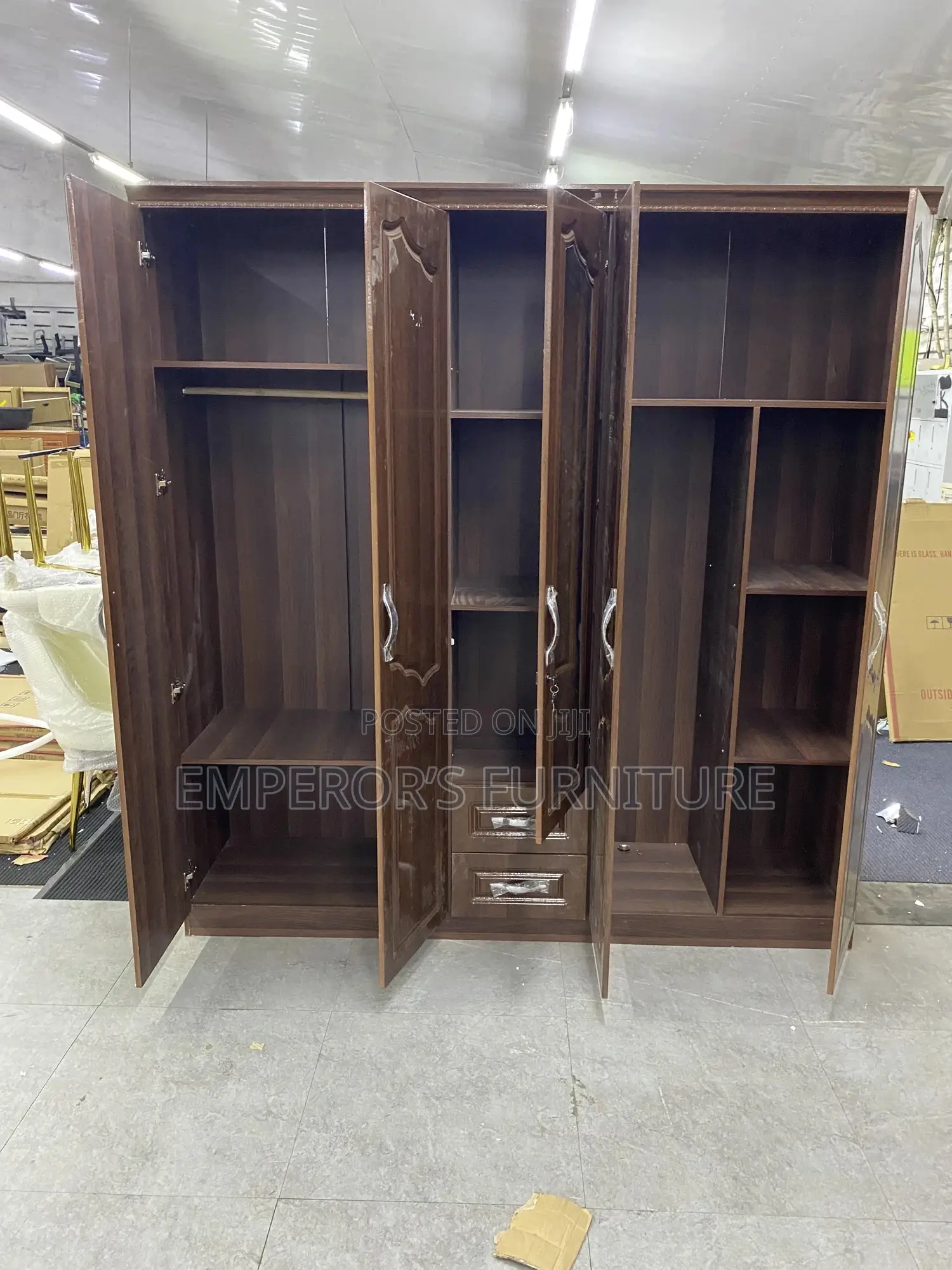 Imported Five Doors Wardrobe
