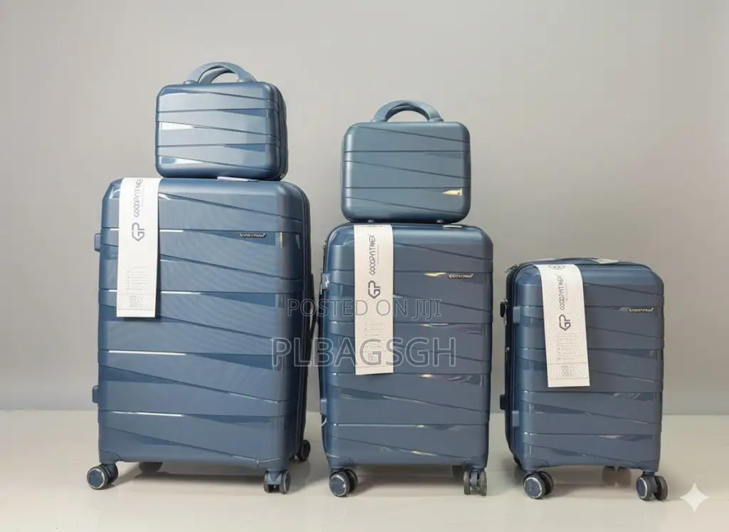Unbreakable Five Set Pieces Luggage Anti Theft Zip Double Zipper