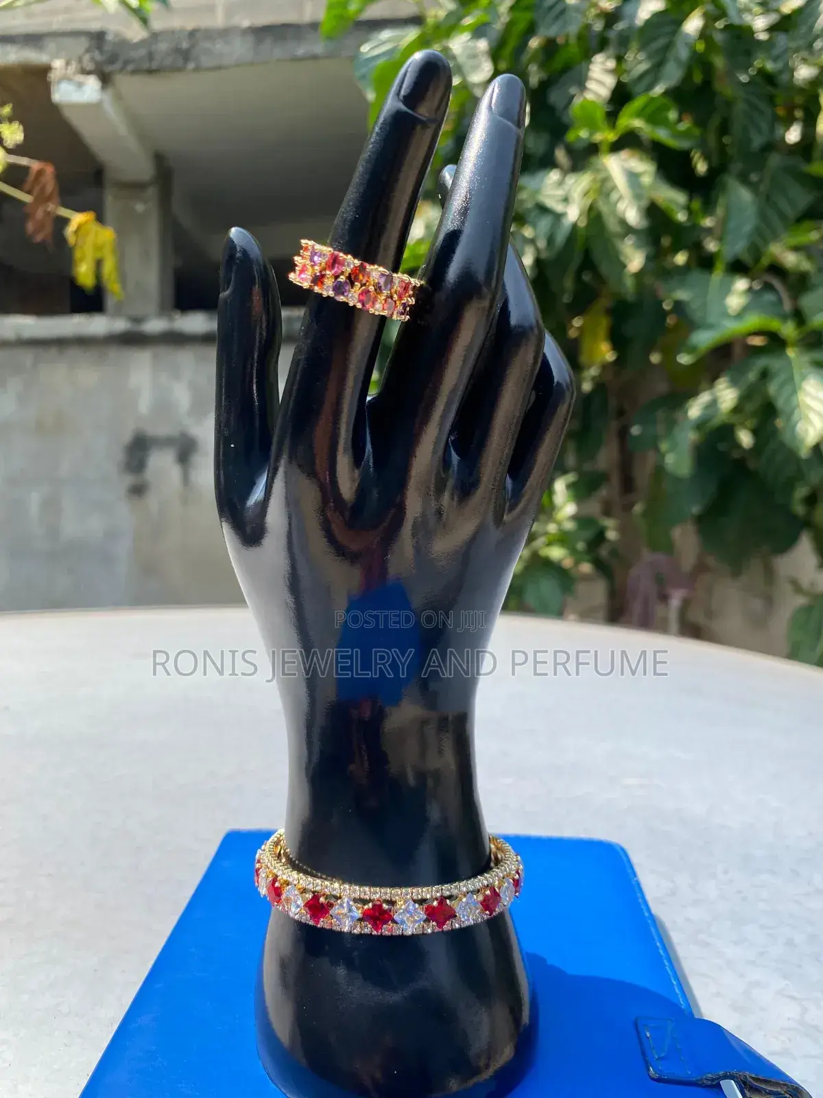 Redwhite Bangle- Bracelet