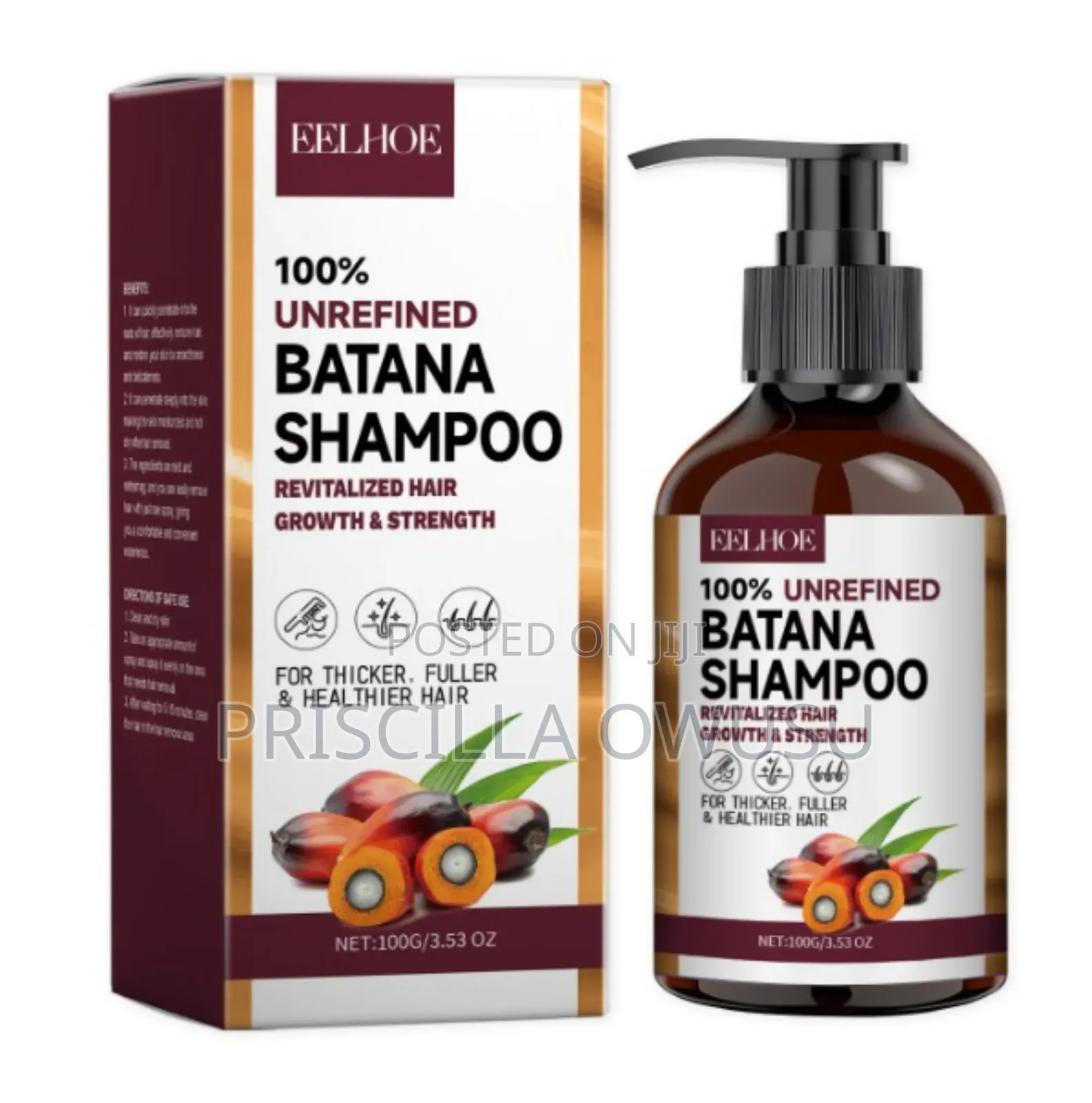 Batana Oil Shampoo for Thicker and Fuller Hair