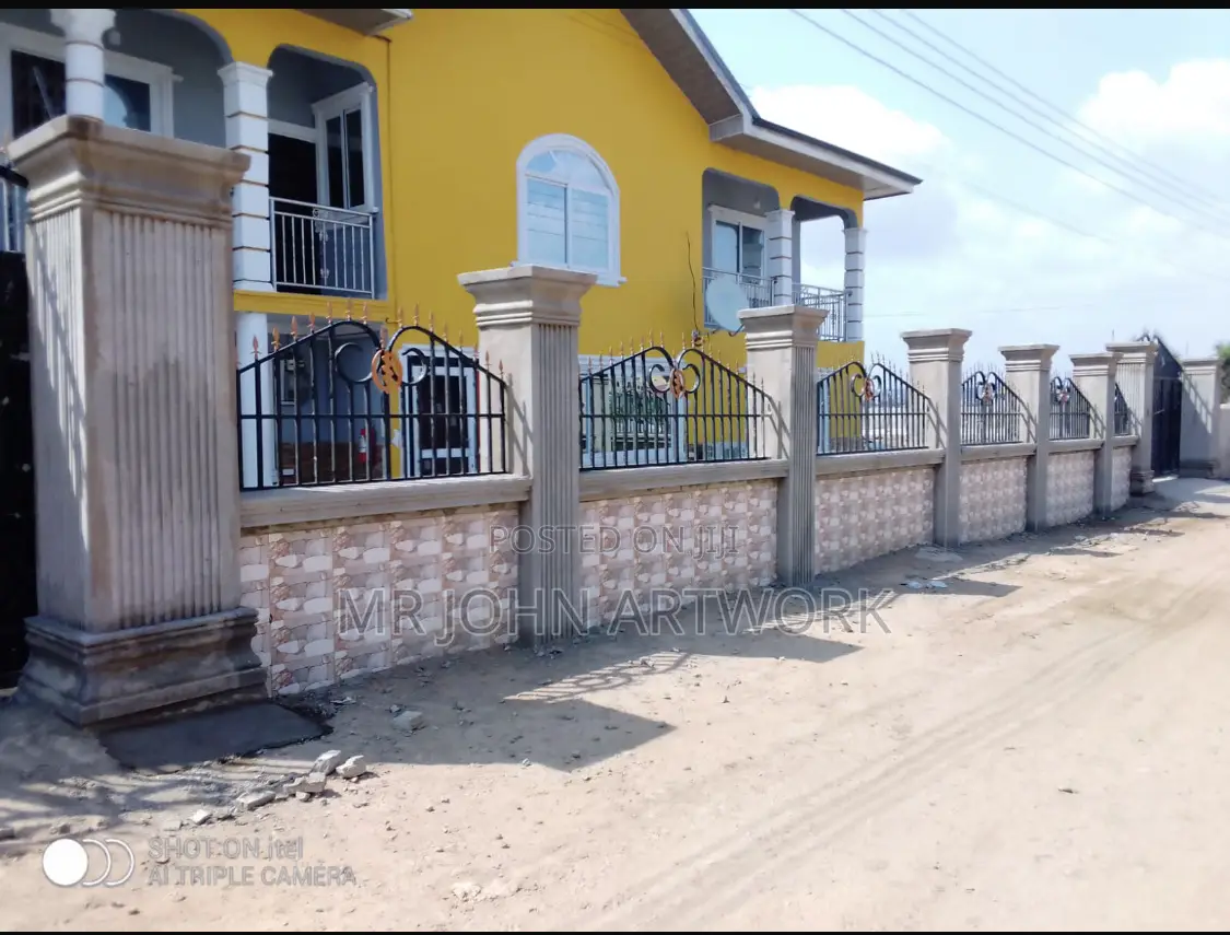 Gate Pillar and Fence Wall Copping Design Artwork